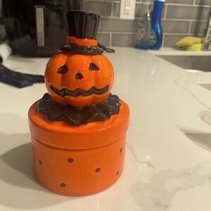 Halloween Pumpkin Candy Dish